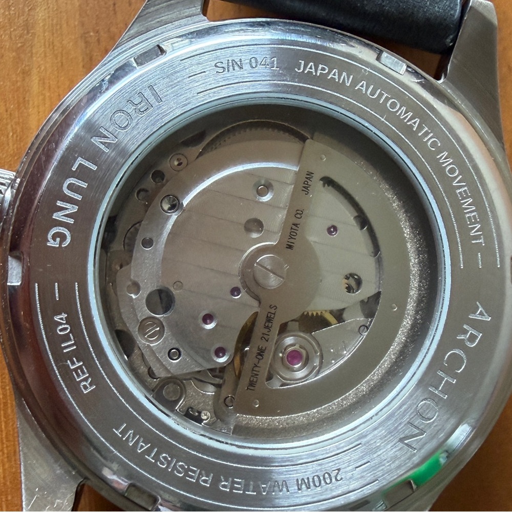 Archon Iron Lung REF IL04 Japan Automatic 200M Men's Watch - Picture 7 of 11